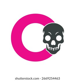 Logotipo De Cabeza Humana Combinado Con Plantilla De Vector De Letra O