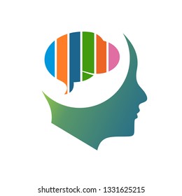 human head logo icon