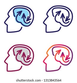 Human Head Mastermind Smart Solution Symbol