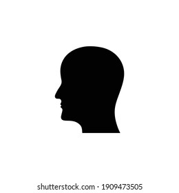 Human Head Profile Icon - Vector  I