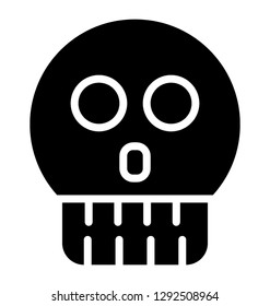 Human head skeleton, human skull 