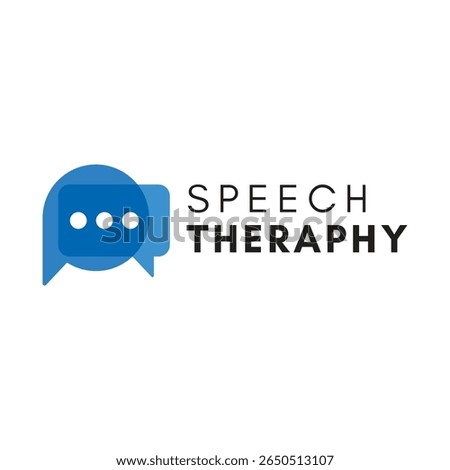Human Head with Sound Wave. Speech Therapy Logo