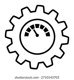 Cabeça humana com símbolo de alvo dentro da mente. ícone de linha. Ilustração de conceito para foco, atenção, concentração, mentalidade, estratégia, definição de objetivos, clareza mental, psicologia e processos cognitivos