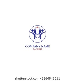 human health care logo, physiotherapy logo, human happy logo - Shutterstock ID 2364943511