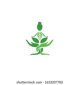 human health care logo, reflexology, zone therapy logo