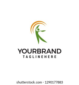 human health Logo Template design