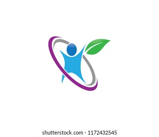 Human health symbol illustration