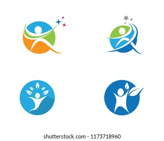 Human health symbol illustration