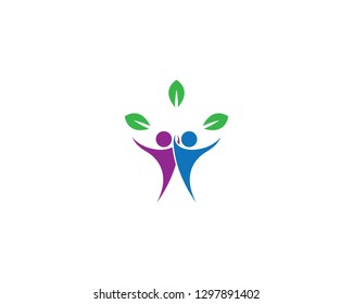 Human health symbol illustration