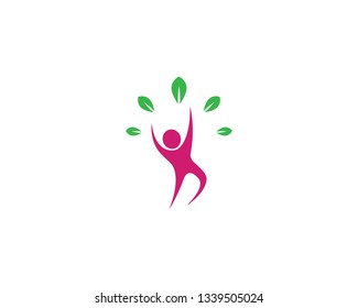Human health symbol illustration