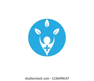 Human health symbol illustration design