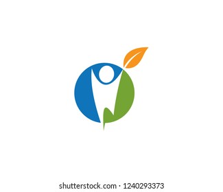 Human health symbol illustration design