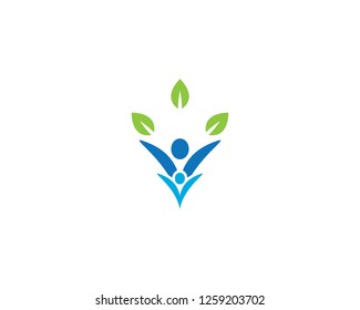 Human health symbol illustration design
