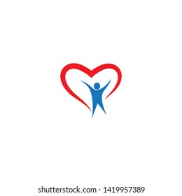 Human health symbol illustration design