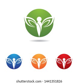 Human health symbol illustration design