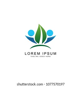 HUMAN HEALTHCARE LOGO TEMPLATE