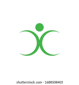 Human Healthy Life Logo template vector icon