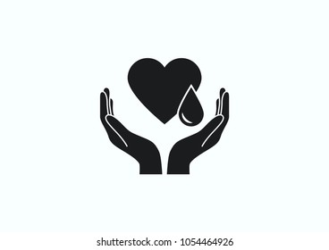 Human heart,  Cardiology resuscitation  icon