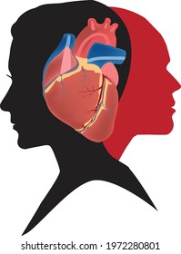 human heart faces people human heart faces people