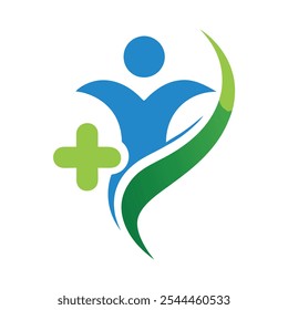 Human Heart Healthcare Logo - Compassionate Care Symbool Vector