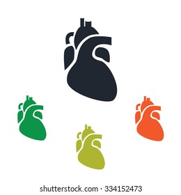 Human heart icon