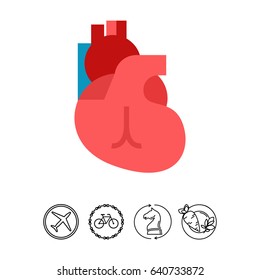 Human Heart Icon
