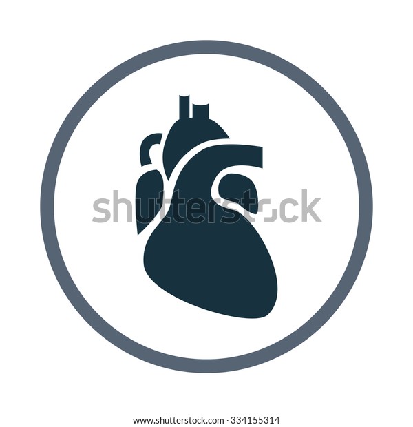 Human Heart Icon Stock Vector (Royalty Free) 334155314 | Shutterstock