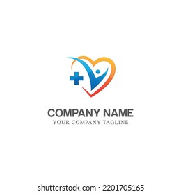 Human Heart Logo Template Its Logo Is Very Nice Use in your work