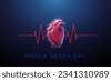 heart beat vector