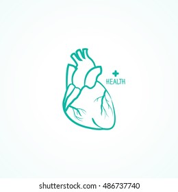 Human heart symbol