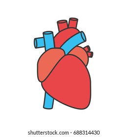 Human heart symbol