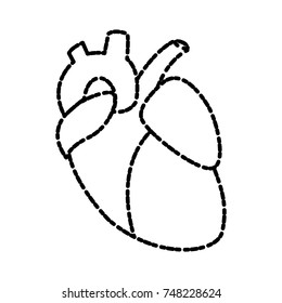 Human heart symbol