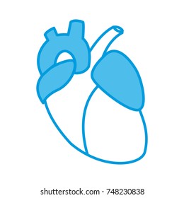 Human heart symbol