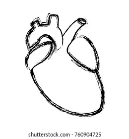 Human heart symbol