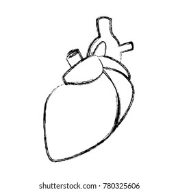 Human heart symbol