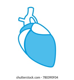Human heart symbol