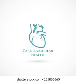 Human Heart Symbol - Vector Illustration