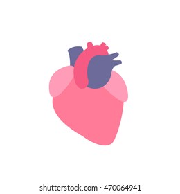 human heart. vector illustration
