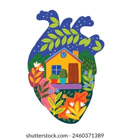 Human heart. World Heart Day