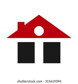 human home. logo vector. care house.