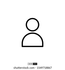 Human icon, design inspiration vector template for interface and any purpose