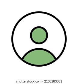 human icon design, vector illustration with line style, best used for banner or web application