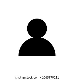 human icon. Element of simple icon for websites, web design, mobile app, info graphics. Signs and symbols collection icon for design and development on white background