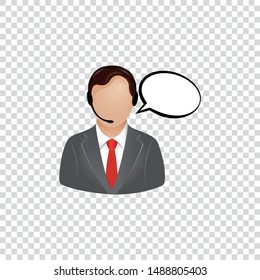 Human icon indicating call center.