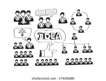 Human icon infographic vector illustration