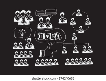 Human icon infographic vector illustration