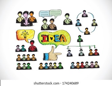 Human icon infographic vector illustration