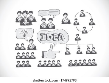 Human icon infographic vector illustration