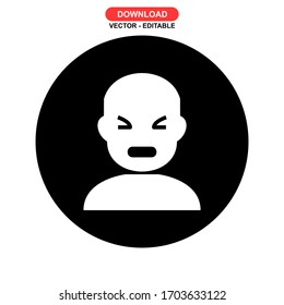 human icon or logo isolated sign symbol vector illustration - high quality black style vector icons
