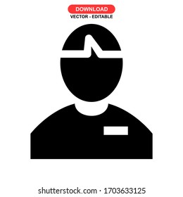 human icon or logo isolated sign symbol vector illustration - high quality black style vector icons
